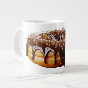 SlipperyJoe's decadent donut covered thick glossy Giant Coffee Mug