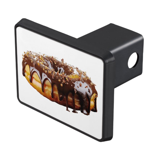 SlipperyJoe's decadent donut covered thick glossy  Hitch Cover (Top Right)