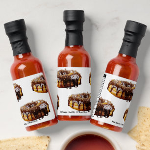 SlipperyJoe's decadent donut covered thick glossy Hot Sauces