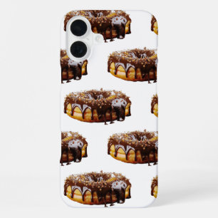 SlipperyJoe's decadent donut covered thick glossy  iPhone 16 Plus Case