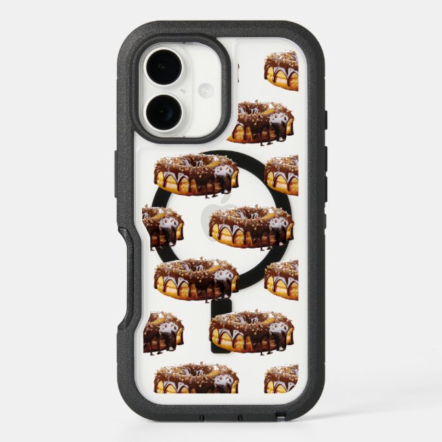SlipperyJoe's decadent donut covered thick glossy  Otterbox iPhone Case (Back)