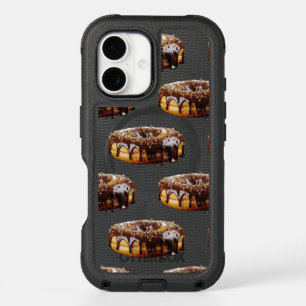SlipperyJoe's decadent donut covered thick glossy iPhone 16 Case