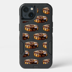 SlipperyJoe's decadent donut covered thick glossy iPhone 13 Case