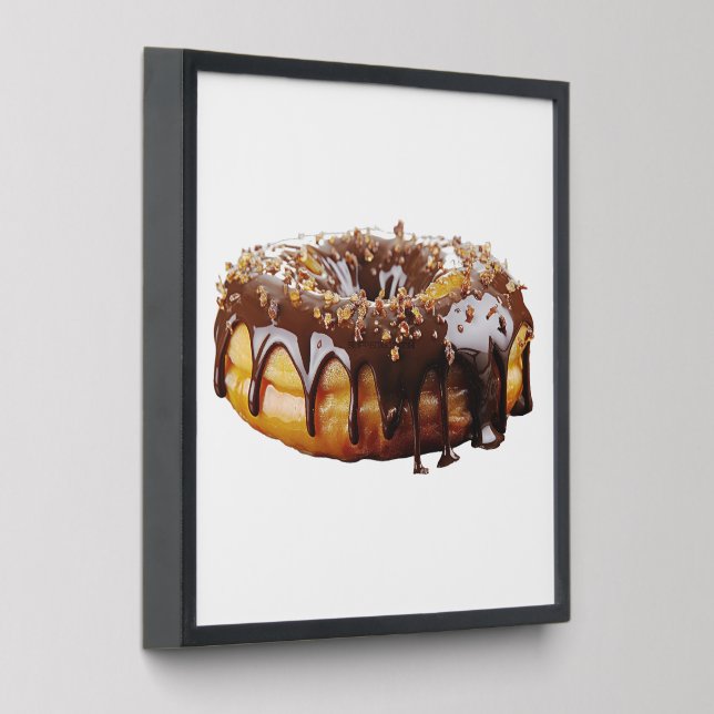 SlipperyJoe's decadent donut covered thick glossy  Peel And Stick Photo Tile (Angled)