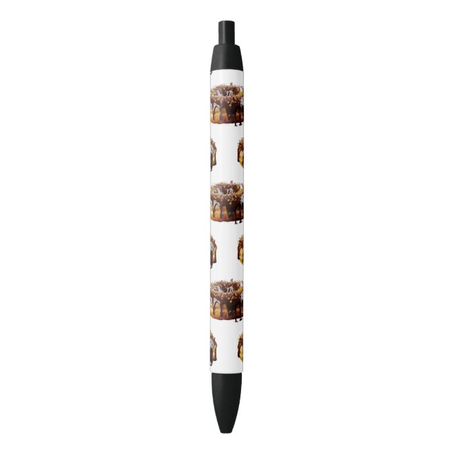 SlipperyJoe's decadent donut covered thick glossy  Pen (Front Vertical)