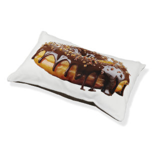 SlipperyJoe's decadent donut covered thick glossy  Pet Bed