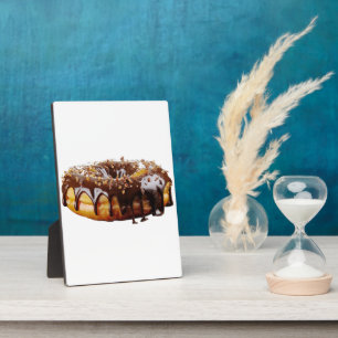 SlipperyJoe's decadent donut covered thick glossy Plaque