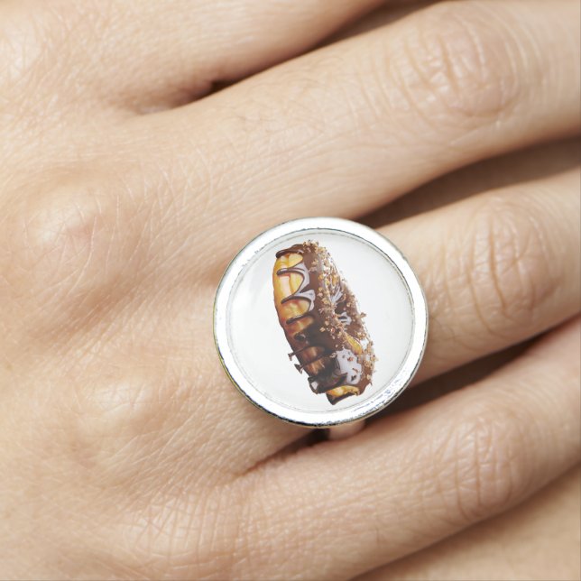 SlipperyJoe's decadent donut covered thick glossy  Ring (In Situ)