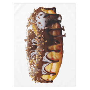 SlipperyJoe's decadent donut covered thick glossy Tablecloth