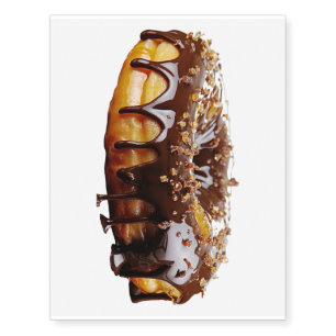 SlipperyJoe's decadent donut covered thick glossy Temporary Tattoos