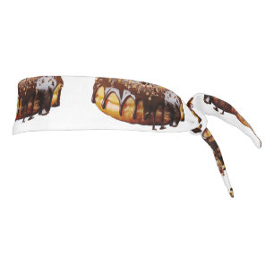 SlipperyJoe's decadent donut covered thick glossy  Tie Headband