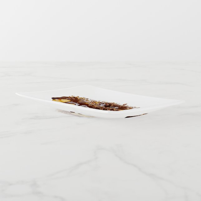 SlipperyJoe's decadent donut covered thick glossy  Trinket Tray (Angled)