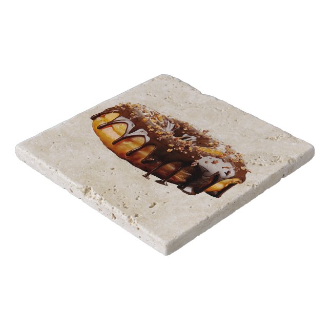 SlipperyJoe's decadent donut covered thick glossy  Trivet (Corner)