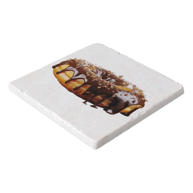SlipperyJoe's decadent donut covered thick glossy  Trivet (Corner)