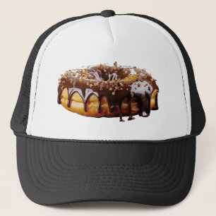 SlipperyJoe's decadent donut covered thick glossy Trucker Hat