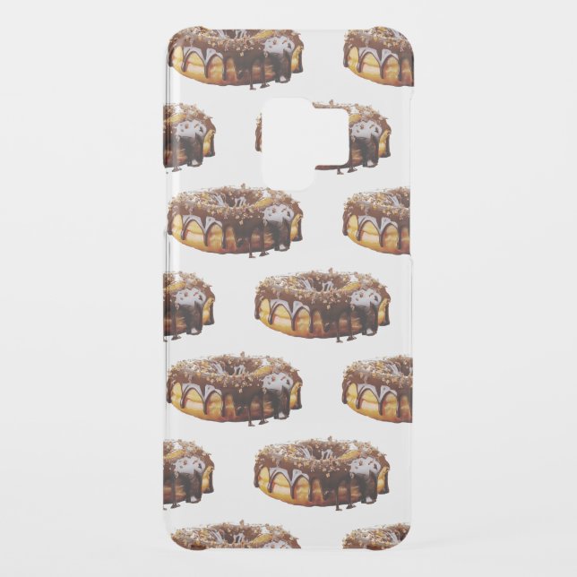 SlipperyJoe's decadent donut covered thick glossy  Uncommon Samsung Galaxy Case (Back)
