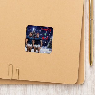 SlipperyJoe's decorated snow-covered Christmas tre Patch