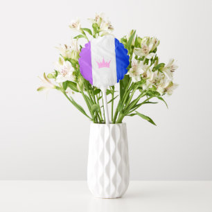 SlipperyJoe's drag culture pride flag purple spiri Balloon