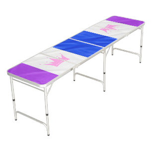 SlipperyJoe's drag culture pride flag purple spiri Beer Pong Table