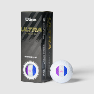 SlipperyJoe's drag culture pride flag purple spiri Golf Balls