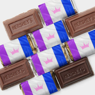 SlipperyJoe's drag culture pride flag purple spiri Hershey's Miniatures