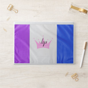 SlipperyJoe's drag culture pride flag purple spiri HP Laptop Skin