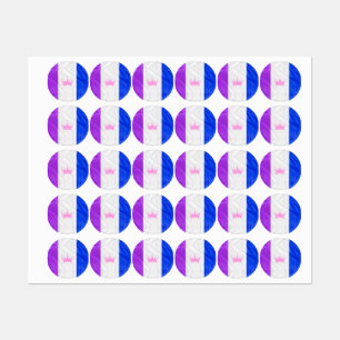 SlipperyJoe's drag culture pride flag purple spiri Labels