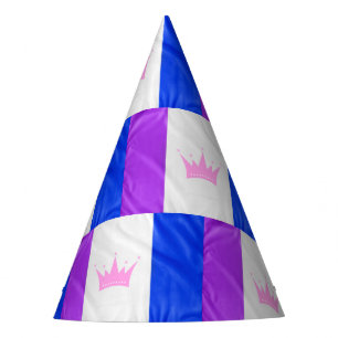 SlipperyJoe's drag culture pride flag purple spiri Party Hat