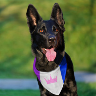 SlipperyJoe's drag culture pride flag purple spiri Pet Bandana Collar