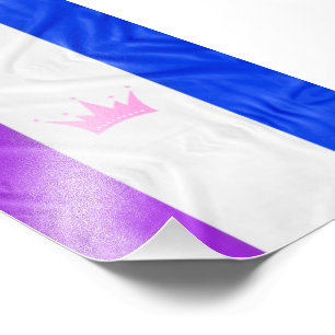 SlipperyJoe's drag culture pride flag purple spiri Photo Print