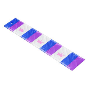 SlipperyJoe's drag culture pride flag purple spiri Ruler