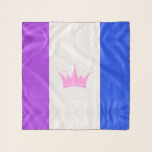 SlipperyJoe's drag culture pride flag purple spiri Scarf