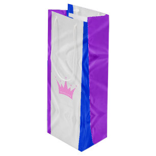 SlipperyJoe's drag culture pride flag purple spiri Wine Gift Bag