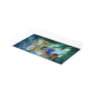 SlipperyJoe's dude love your watch LGBTQIA artisti Acrylic Tray