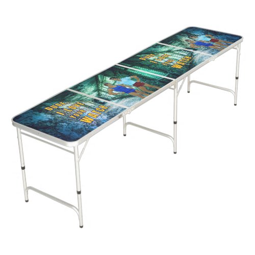 SlipperyJoe's dude love your watch LGBTQIA artisti Beer Pong Table