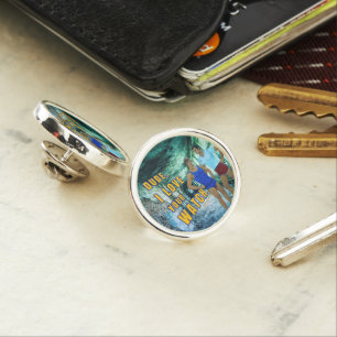 SlipperyJoe's dude love your watch LGBTQIA artisti Lapel Pin