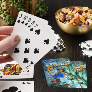 SlipperyJoe's dude love your watch LGBTQIA artisti Poker Cards