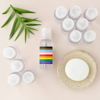 SlipperyJoe's Eleven Stripe Pride Flag blends Phil Hand Sanitizer