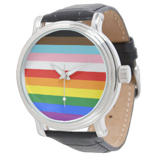 SlipperyJoe's Eleven Stripe Pride Flag blends Phil Watch