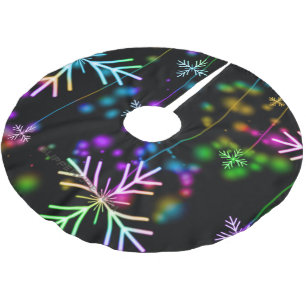 SlipperyJoe's festive lively Christmas atmosphere  Brushed Polyester Tree Skirt