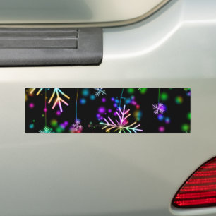 SlipperyJoe's festive lively Christmas atmosphere Bumper Sticker