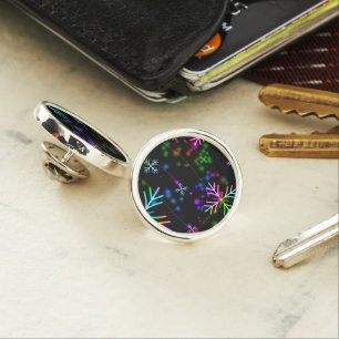 SlipperyJoe's festive lively Christmas atmosphere  Lapel Pin