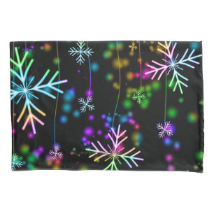 SlipperyJoe's festive lively Christmas atmosphere Pillow Case