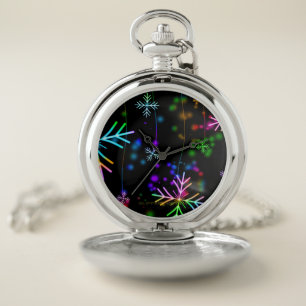SlipperyJoe's festive lively Christmas atmosphere  Pocket Watch