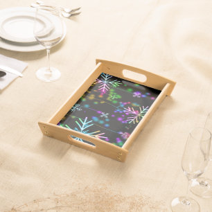 SlipperyJoe's festive lively Christmas atmosphere Serving Tray