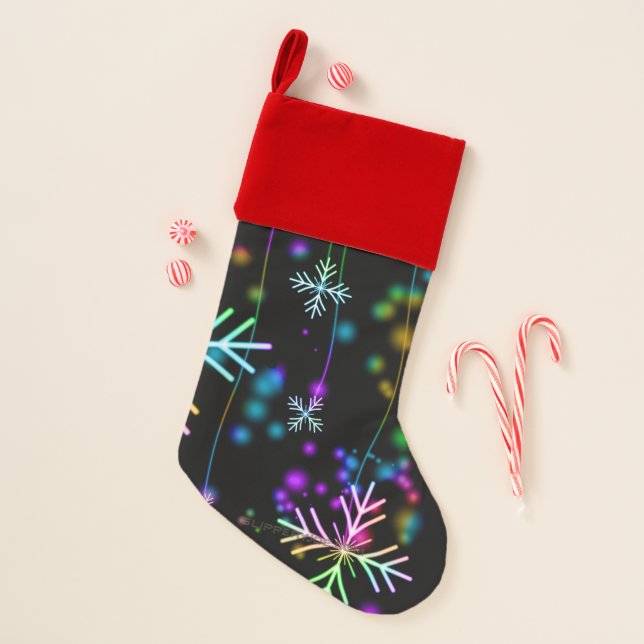SlipperyJoe's festive lively Christmas atmosphere  Stocking (Front)