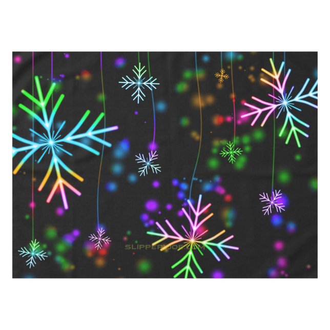 SlipperyJoe's festive lively Christmas atmosphere  Tablecloth (Front (Horizontal))
