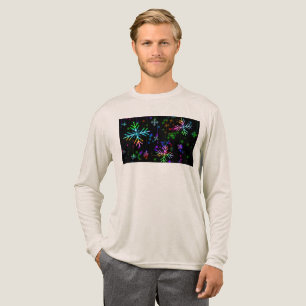 SlipperyJoe's festive lively Christmas atmosphere  Tri-Blend Shirt
