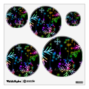 SlipperyJoe's festive lively Christmas atmosphere  Wall Decal