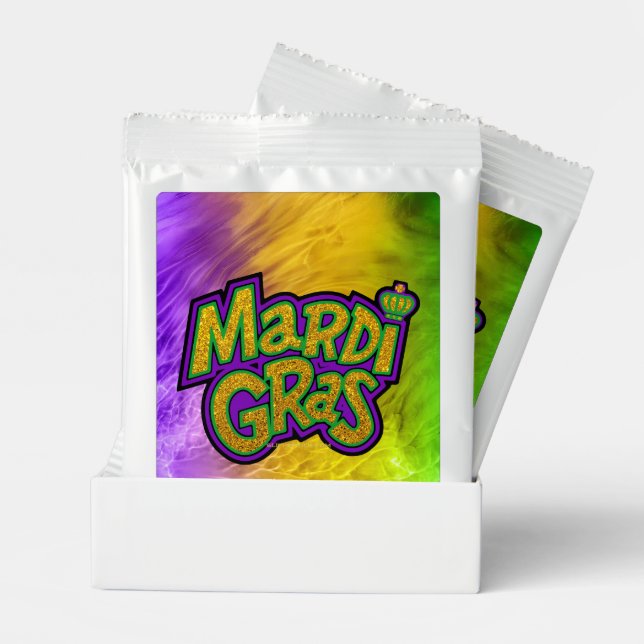 SlipperyJoe's festive Mardi Gras theme crown reinf Margarita Drink Mix (Pair)